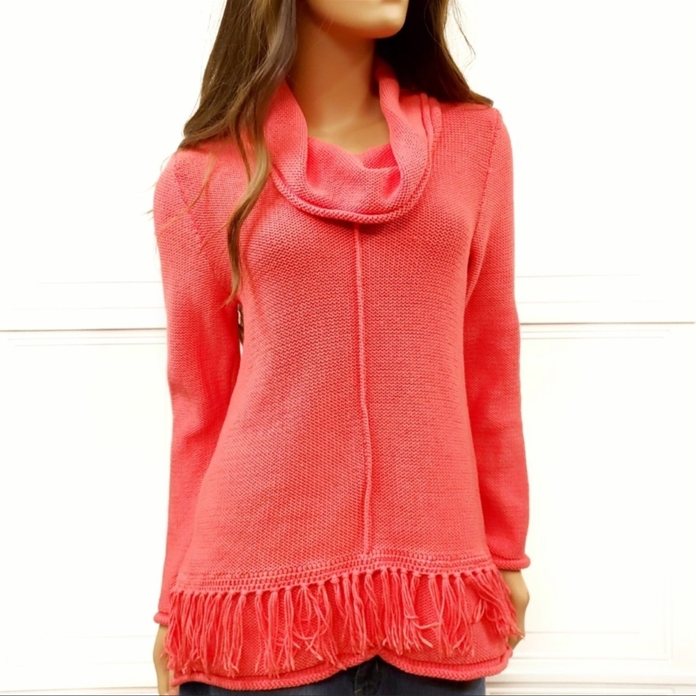 ANTHROPOLOGIE Pure Handknit Cowl Sweater